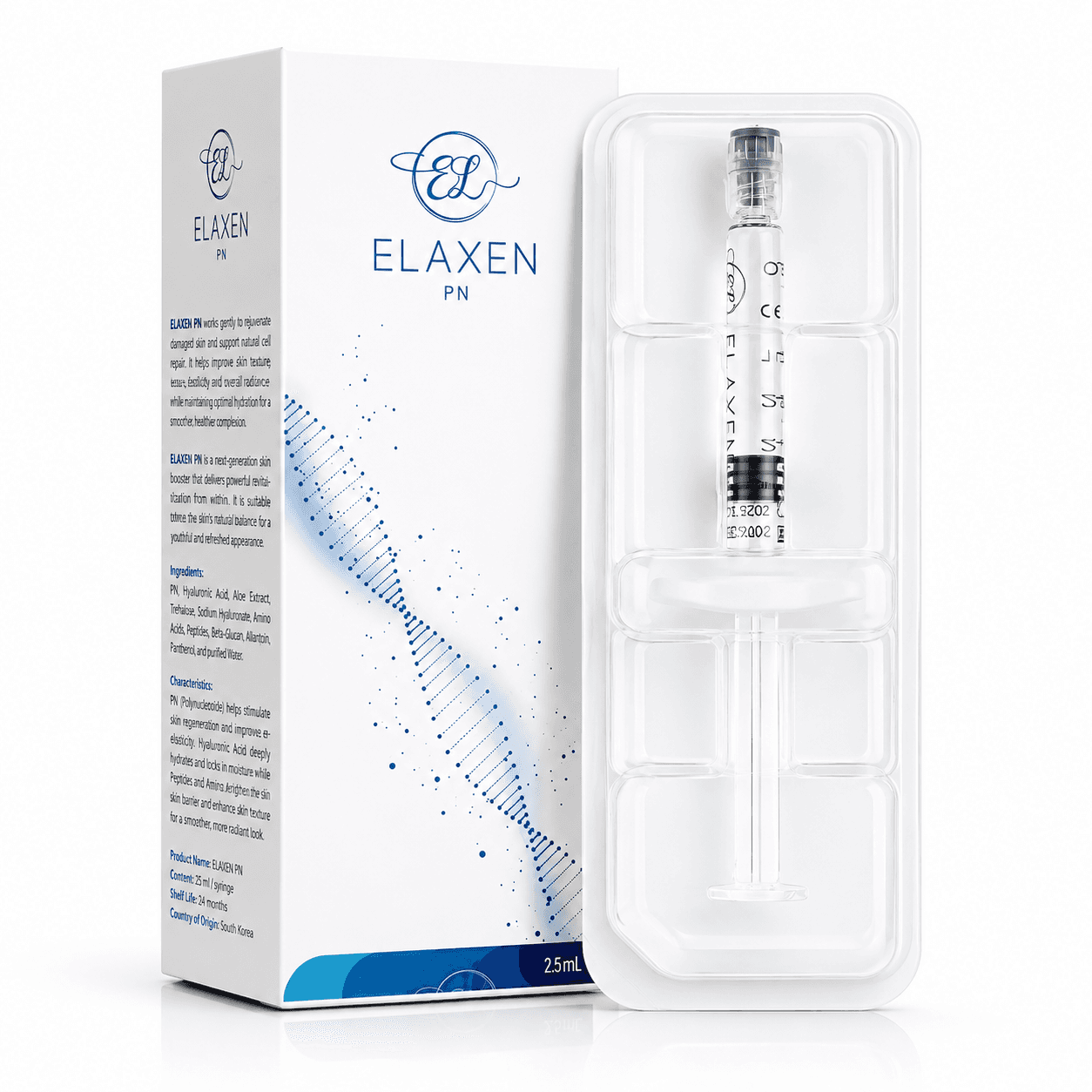 Elaxen PN 2.5ml x 3 SYRINGES (korean skin booster)