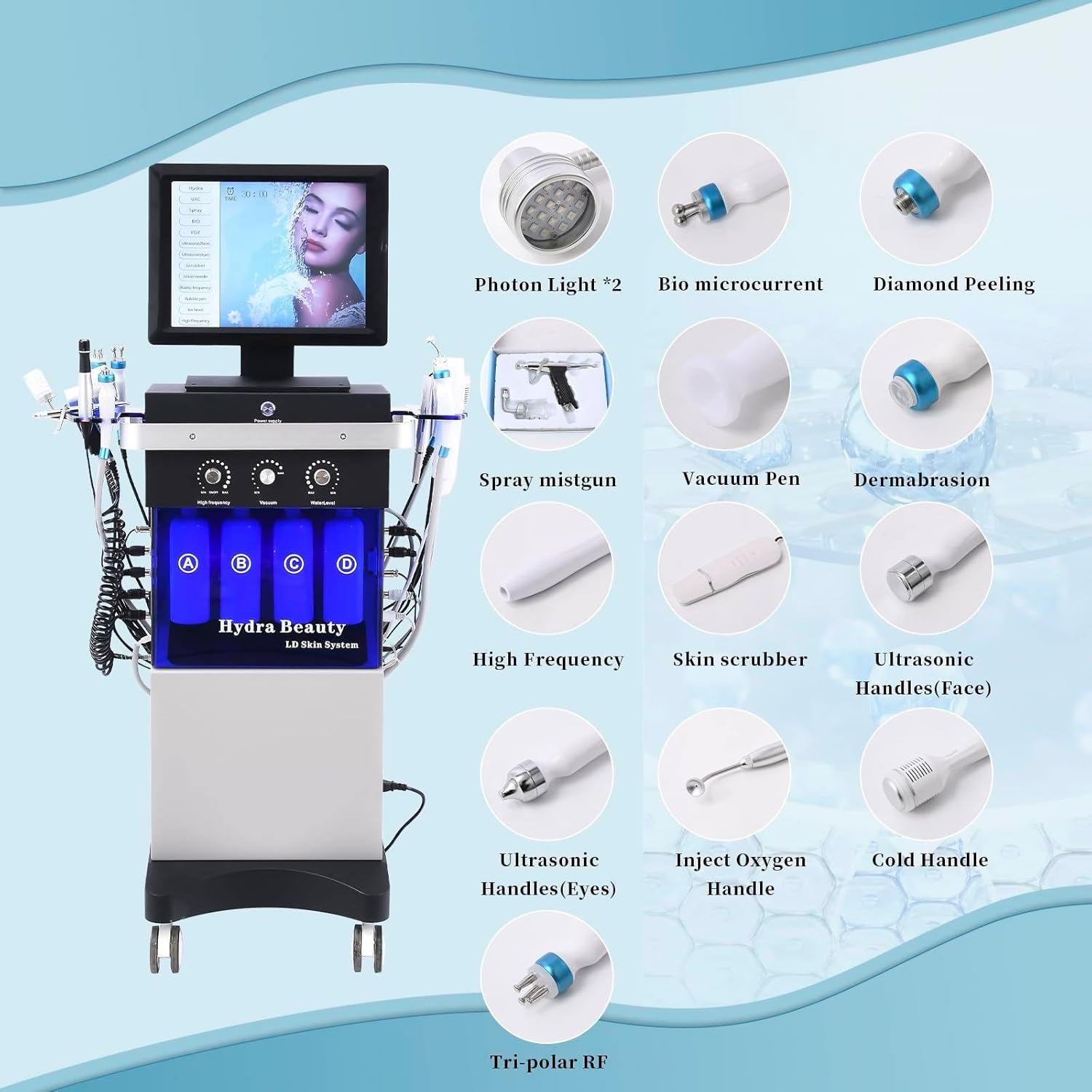 14 in 1 HydraFacial machine
