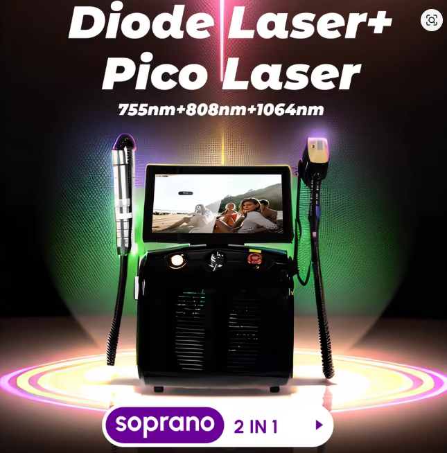 SOPRANO 1000W – 2 IN 1 LASER