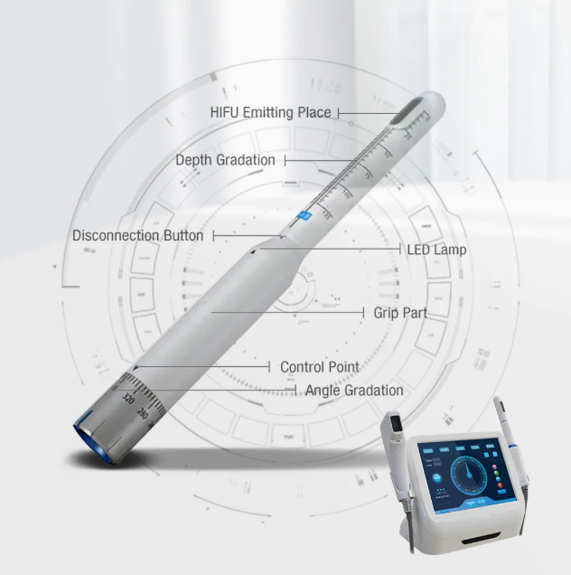 7D Verticle HIFU WITH V-Probe