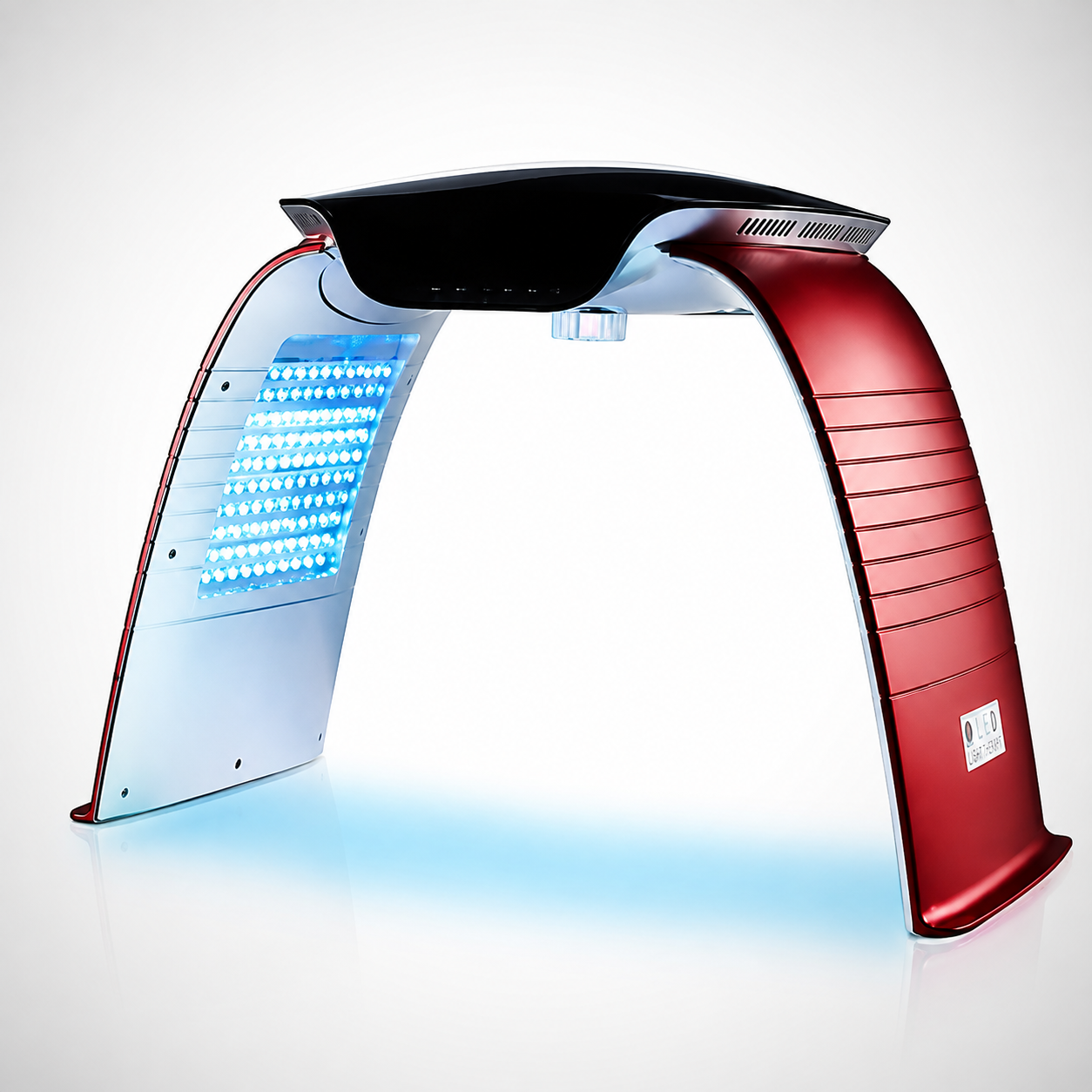 Photodynamic PDT LED Device Foldable With Face Steam Hot and Cold